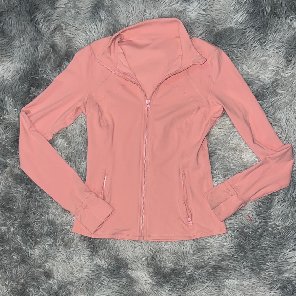 Pink Glow Mode Zip-Up Athletic Jacket